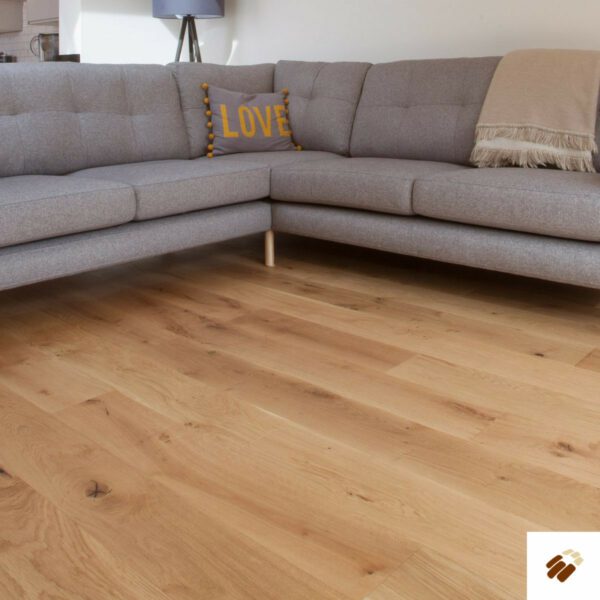 Free Sample – V4 Wood Flooring: Alpine A111 Oak Rustic Brushed & Lacquered (14/3 x 190mm)